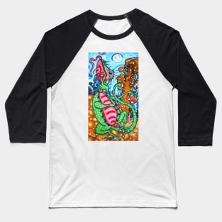 ContUmplating Lizard Baseball T-Shirt